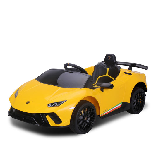 Kahuna Lamborghini Performante Kids Electric Ride On Car Remote Control - Yellow